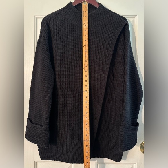 MERINO EXTRA FINE WOOL CASHMERE Wrap Turtleneck Small ATHLETA Azalea Sweater NWT - Picture 11 of 14